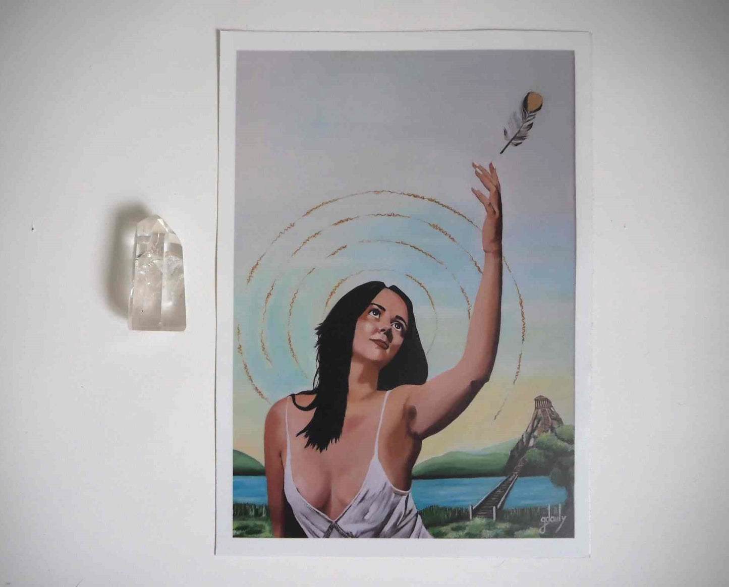A4 print of the work "L'envol"