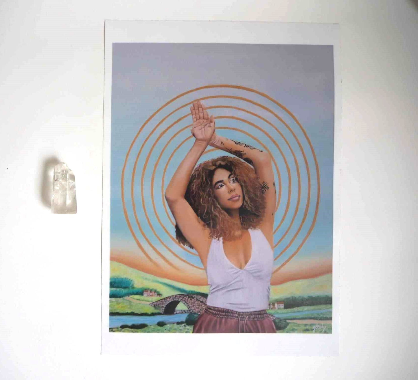A3 print of the work "Rayonner"