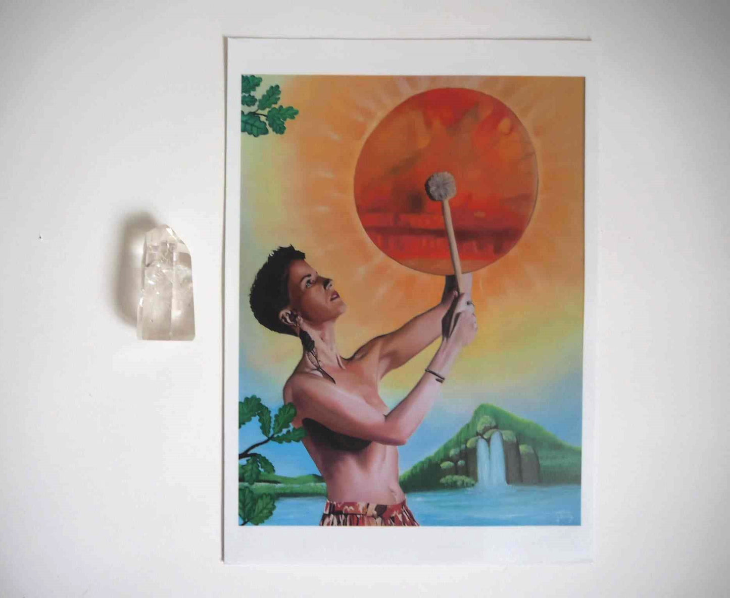 A4 print of the work "Force"