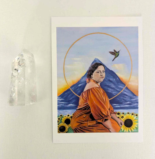 Tirage carte postale de l'œuvre "Affirmation"