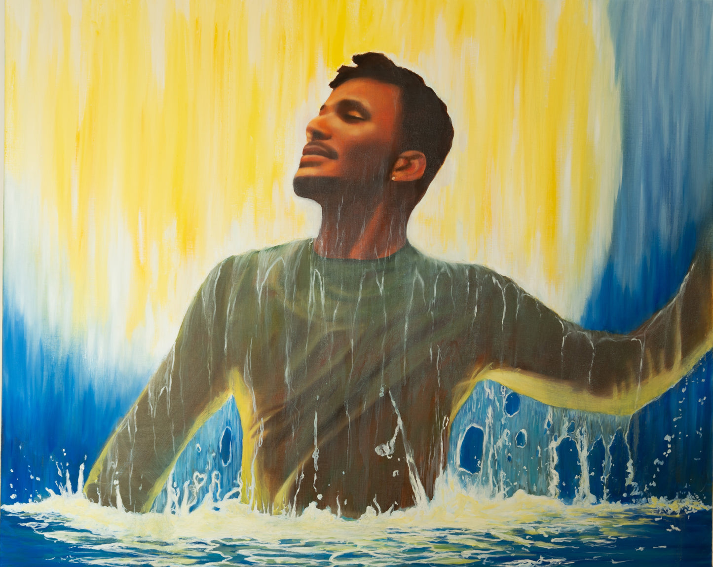 Renaissance, 2025, Huile sur toile, 80 x 100 cm