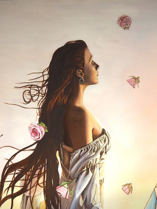 Postcard print of the work "Liberty"